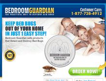 Tablet Screenshot of bedroomguardian.com